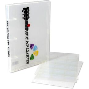 UniKeep Guitar Pick Collection Kit - Holds 225 Picks - Clear Case