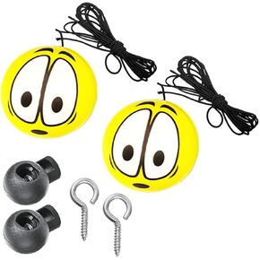 2 PCS Garage Parking Aid-Parking Ball, Parking Ball Guide System, Retractable Parking Assist Ball, Parking Assistant with Ball Sensor Assist Solution, Perfect Garage Car Stopper for Vehicles
