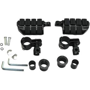 1Pair Motorcycle Foot Pegs Highway Footrests Footpegs Replacement for Harley Touring Road King Street Glide Replacement for Suzuki Replacement for Yamaha 25mm 32mm 34mm