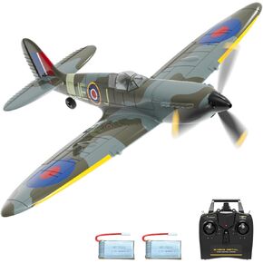 Fremego RC Plane VOLANTEX A6M Zero Fighter 2.4G 4CH Romote Control Airplane with 6-Axis Gyro Stabilizer Aerobatic 2 Batteries