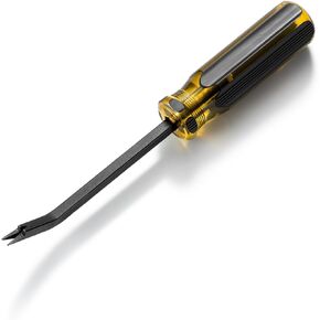 Upholstery Staple Remover Tool Staple Remover Heavy Duty,Upholstery Tools with Double Pronged Head for Removing Nails, Staples and Tacks