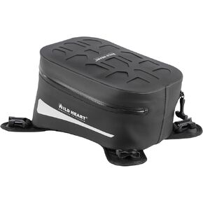 WILD HEART motorcycle tank bag is compatible with most motorcycle outdoor riding accessories (Black)