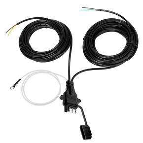 18AWG 23FT 4 Pin 5 Wire Trailer Wiring Harness, 4 Way Flat 5 Wire Trailer Connector for Rewiring Trailer Both-Side Taillights, 4 Pin Flat Trailer Plug Light Kit - Pure Copper