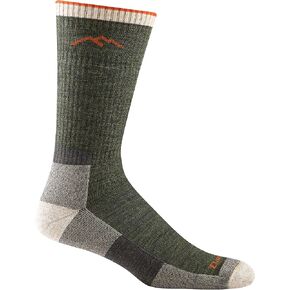 جورب متوسط ​​الوزن من Darn Tough Hiker Boot مع وسادة - رمادي داكن كبير للرجال