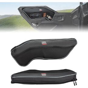 KEMIMOTO 2PCS Front Upper Door Bags Compatible with Polaris General 1000/4 1000 2016-2024, Driver and Passenger Side Front Door UTV Storage Bag Accessories