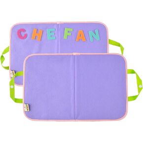 CHEFAN 2 Pack Felt Bag for Felt Figures, 2 Pack Portable Felt Board for Kids, Travel Felt Storyboard, Preschool Felt Stories Activities Play Kits, Board Only, Blue&Green