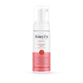 The Honey Pot Company - Feminine Wash - Herbal Infused Feminine Hygiene Wash for Sensitive Skin Types - PH Balanced Plant Based Feminine Products - Amber Sandalwood - 5.51 Fluid Oz.