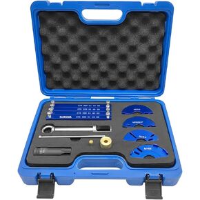 Engine Alignment Locking Timing Tool Kit Compatible with Mercedes Benz M157/M276/M278, with 4PCS Camshaft Adjuster Tool, T100 Camshaft Socket, Fuel Injector Puller & Injector Seal Installer