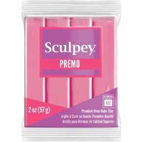 Sculpey Premo™ Polymer Oven-Bake Clay, Blush Pink, Non Toxic, 2 oz. bar, Great for Jewelry Making, Holiday, DIY, Mixed Media and Home décor Projects. Premium Clay Perfect for clayers and Artists. in Kuwait
