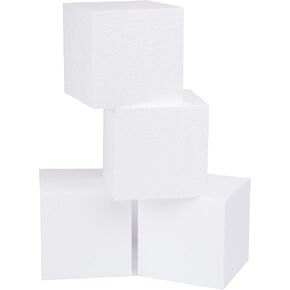 Silverlake Craft Foam Block - 6 Pack of 6x6x6 EPS Polystyrene Cubes for Crafting, Modeling, Art Projects and Floral Arrangements - Sculpting Block for DIY School & Home Art Projects in Kuwait