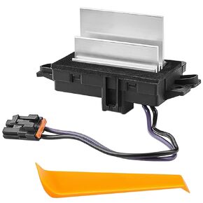 HVAC Blower Motor Resistor AC Blower Control Module Compatible with 2003-2007 Chevrolet Silverado Avalanche Suburban Tahoe, GMC Sierra Envoy Yukon, Cadillac Escalade, Replace 15-80567 89018778 4P1516