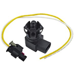 13583411 Car Outside Ambient Air Temperature Sensor & Connector Plug Pigtail Wire Harness Replacement for GMC Chevrolet Buick Cadillac