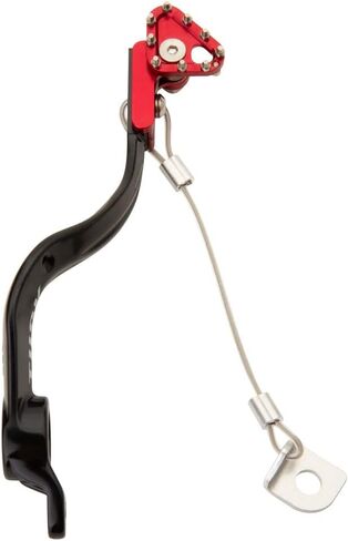 Tusk Aluminum Brake Pedal Red Tip - For BETA in Saudi Arabia