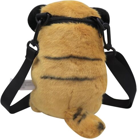 Plush Tiger Panda Crossbody Purse for Women Girls Small Fluffy Animal Shoulder Plush Tiger Panda Doll Cute Purse in Saudi Arabia