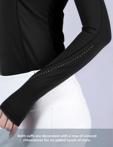 Harrison Howard Long Sleeve Rider Top Stand Collar Breathable Comfortable Stretchy with Embroidery Detailing Form-Flattering Rider Top for Shows Competition in Saudi Arabia