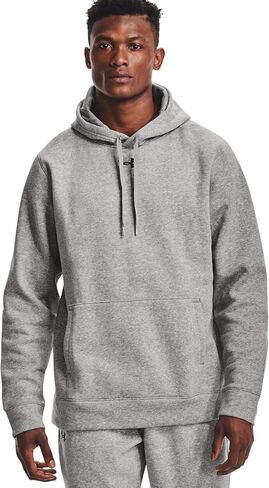 Under Armour Hustle Fleece Mens Hoodie M Midnight Navy-white in Saudi Arabia