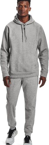 Under Armour Hustle Fleece Mens Hoodie M Midnight Navy-white in Saudi Arabia