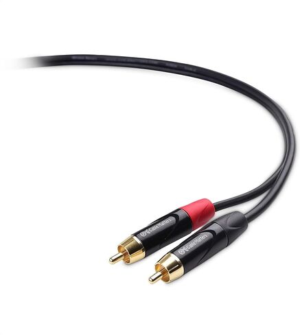 كابل ماترز كابل توصيل مزدوج RCA إلى XLR غير متوازن بطول 10 أقدام، 2 كابل ذكر RCA إلى XLR (كابل XLR مزدوج إلى RCA) - 10 أقدام in Saudi Arabia