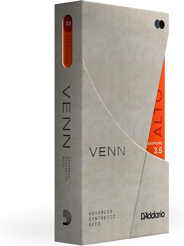 D'Addario VENN G2 Synthetic Alto Saxophone Reeds - Alto Sax Reeds with Advanced Synthetic Reed Construction of Polymer Fibers, Resin, Natural Cane - Strength 2.5 in Saudi Arabia