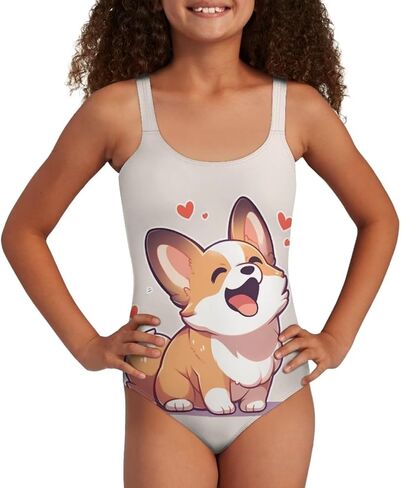Kids One Piece Swimsuit for Teen Girls Womens Bathing Suit High Waist Bikini Set Girls Swimsuit for 7-18 Years Old in Saudi Arabia