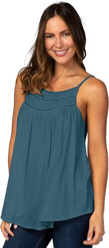 Eliana Lightweight Extra-Stretch Maternity & Nursing Tank Top with Crochet Detail - Maternity Clothes in Saudi Arabia