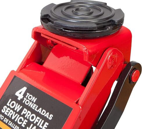 Big Red 4 Ton Floor Jack,Low Profile Car Jack with Dual Quick Lift Hydraulic Pump,Heavy Duty Truck Jack,Lifting Range 4"-20" in Saudi Arabia