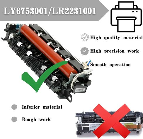 LY6753001/LR2231001 Fuser Fixing Unit (110V) Compatible with Brother MFC-9340CDW/MFC-9130CW/MFC-9330CDW/MFC-9140CDN Printer Compatible with HL-3150CDW/HL-3170CDW/DCP-9020CDW in Saudi Arabia