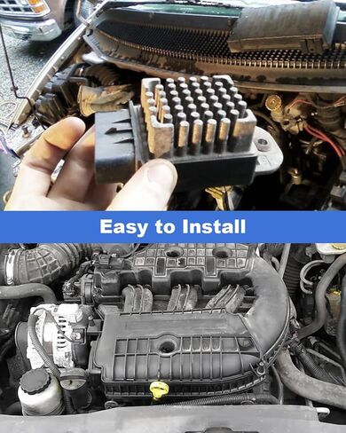 Engine Cooling Fan Relay Fit for Chrysler Pacifica/Town & Country/Voyager, Fit for Dodge Caravan/Grand Caravan, Fit for Jeep Liberty/Wrangler/TJ, 902-310, 68023333AA in Saudi Arabia