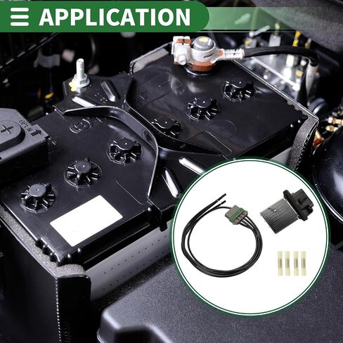 Motoforti HVAC Blower Motor Resistor, Heater Blower Resistor, for Toyota Tacoma 2005-2017, Metal Plastic, No.8713804050, Black, 1 Set in Saudi Arabia