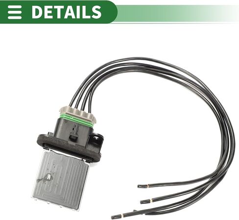 Motoforti HVAC Blower Motor Resistor, Heater Blower Resistor, for Toyota Tacoma 2005-2017, Metal Plastic, No.8713804050, Black, 1 Set in Saudi Arabia