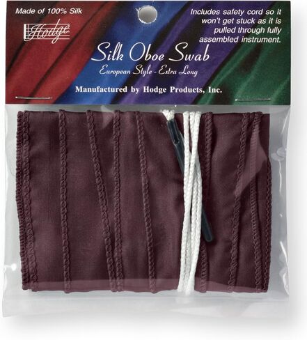 Hodge Silk Long Oboe Swab - Black in Saudi Arabia