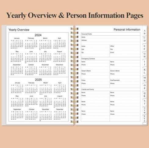 Client Record Book - Hair Stylist Client Profile Book-Binder and Client Record Cards with A-Z Alphabetical Tabs for Salons, Hair Stylist, Nail, Small Business, Rose Leaf in Saudi Arabia