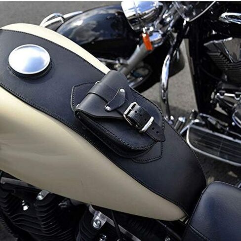 Leather Motorcycle Fuel Tank Bag Storage Bag, Suitable for Sportster Models 4.5 Gallons Peanut Fuel Tank in Saudi Arabia