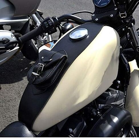 Leather Motorcycle Fuel Tank Bag Storage Bag, Suitable for Sportster Models 4.5 Gallons Peanut Fuel Tank in Saudi Arabia