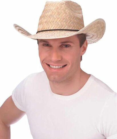 Rubie's Costume Co Standard Straw Harvest Costume Hat, Multicolor, One Size in Saudi Arabia