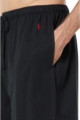 POLO RALPH LAUREN Enzyme Lightweight Cotton Sleepwear Relaxed Sleep Shorts Polo Black Rl 2000 Red Pp MD in Saudi Arabia