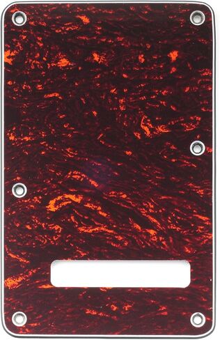 Musiclily 3Ply Strat Back Plate Tremolo Cavity Cover Backplate for Fender US/Mexico Made Standard ST Strat Stratocaster Modern Style Electric Guitar,Cream in Kuwait