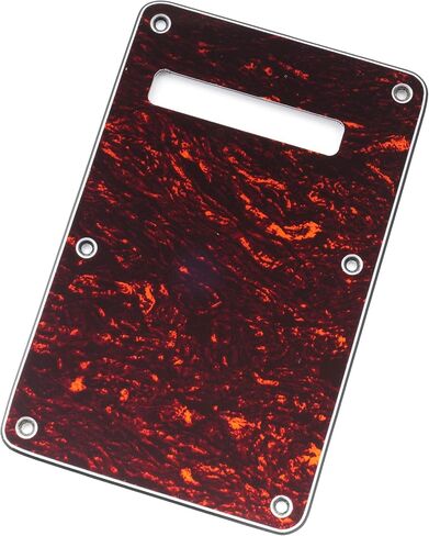 Musiclily 3Ply Strat Back Plate Tremolo Cavity Cover Backplate for Fender US/Mexico Made Standard ST Strat Stratocaster Modern Style Electric Guitar,Cream in Kuwait