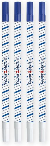 Paper Mate Magic+ Erasable Pen + Eradicator | Fine Point | Blue | 4 Count in Saudi Arabia