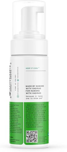 The Honey Pot Company - Feminine Wash - Herbal Infused Feminine Hygiene Wash for Sensitive Skin Types - PH Balanced Plant Based Feminine Products - Amber Sandalwood - 5.51 Fluid Oz. in Kuwait