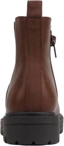 Soda “PILOT-2" ~ Little Kids/Children/Girls Lug Sole Elastic Gore Low Heel Chelsea Fashion Ankle Bootie w/Side Zipper in Saudi Arabia