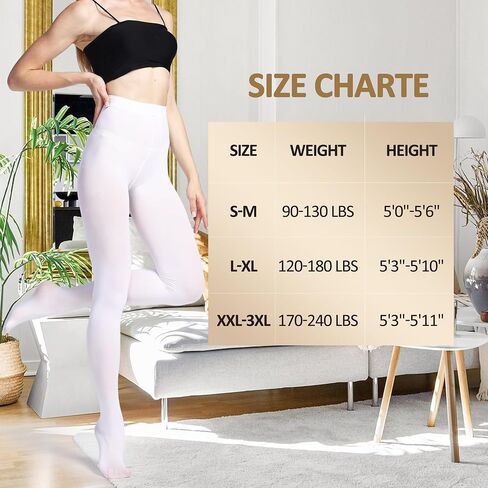 Women's 80 Den Soft Semi Opaque Tights, Women's Pantyhose High Twist Yarn Tights in Saudi Arabia