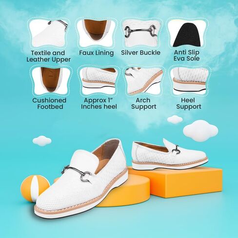 LIBERTYZENO Slip On Boys Loafers Tuxedo Textile Penny Loafers for Boys Formal Kids Shoes for Weddings, Birthdays, & Parties in Saudi Arabia