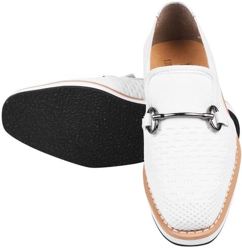 LIBERTYZENO Slip On Boys Loafers Tuxedo Textile Penny Loafers for Boys Formal Kids Shoes for Weddings, Birthdays, & Parties in Saudi Arabia