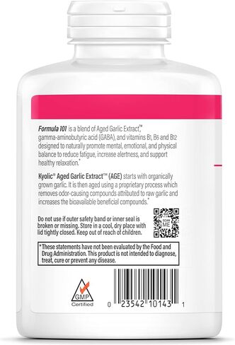 Kyolic Aged Garlic Extract Formula 101, Stress and Fatigue Relief, 100 Capsules (Packaging May Vary) in Saudi Arabia