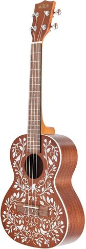 KALA, 4-String Ukulele, Right, Mahogany & White, Tenor LTP-MH in Kuwait