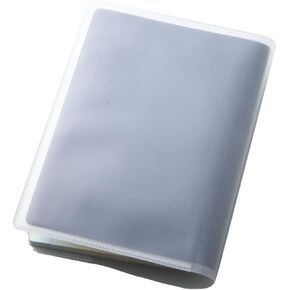 5 Packs Frosted Plastic Passport Holder Protector Translucent with Card Covers (5 Packs)