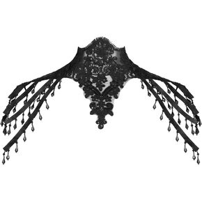 Charmian Women's Steampunk Victorian Chain Shoulder Wrap Cape Collar Choker in Kuwait