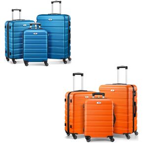 Luggage 3 Piece Sets Hard Shell Luggage Set with Spinner Wheels, TSA Lock, 20 24 28 inch Travel Suitcase Sets in Saudi Arabia