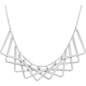 قلادة طوق بيان للنساء قلادة مريلة هندسية بسيطة لحفل الزفاف in Kuwait